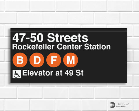 47-50 Streets Rockefeller Center Station