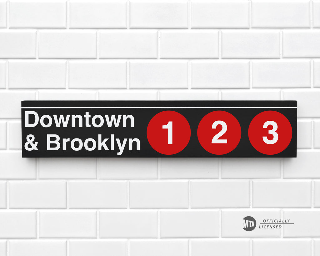 Downtown & Brooklyn 1-2-3 Trains