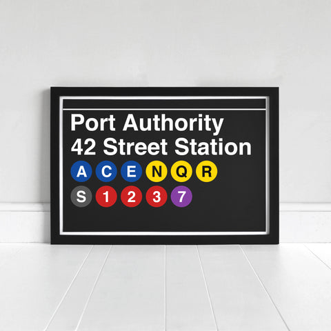 Port Authority 42 Street Station - Print