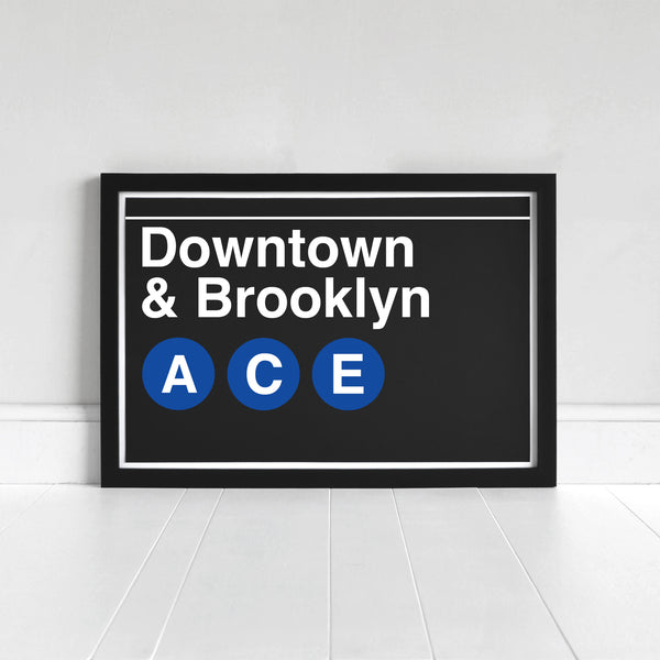 Subway Sign Art Prints