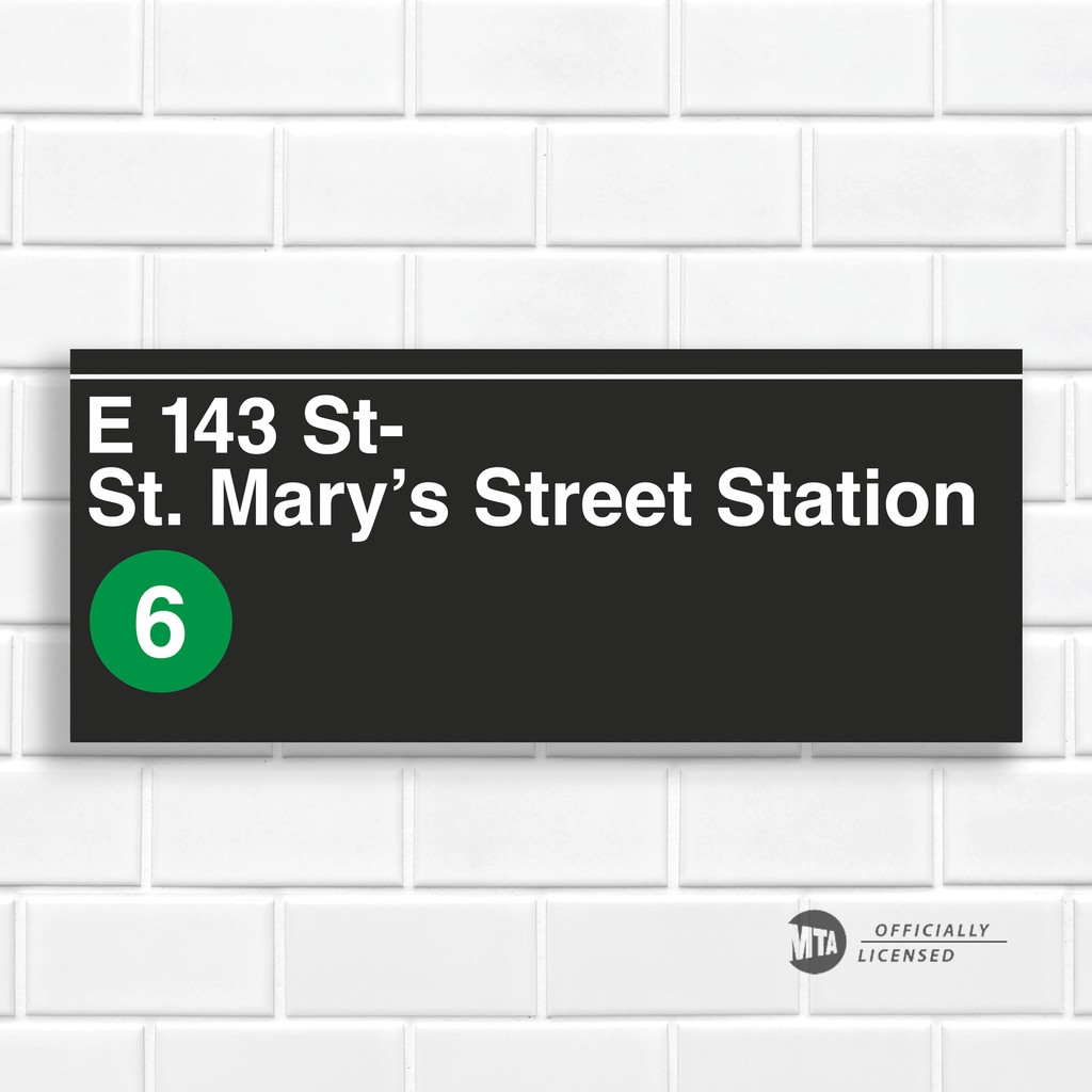 E 143 St-St.Mary's Street Station
