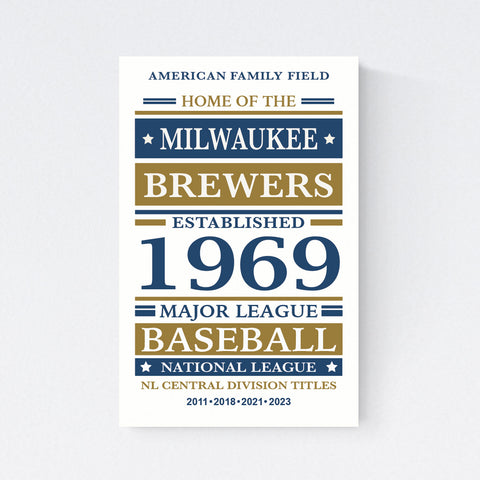Milwaukee Brewers Print on Paper