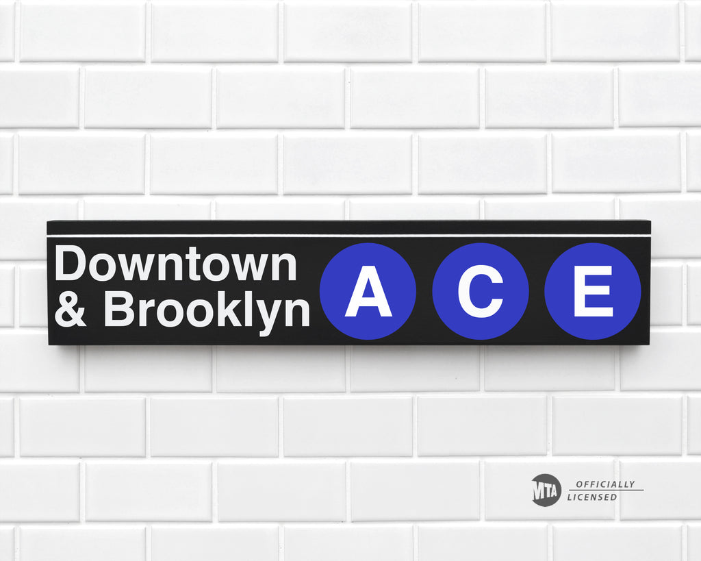 Downtown Brooklyn ACE Sideway Signs downtown-brooklyn-ace-sideway-signs