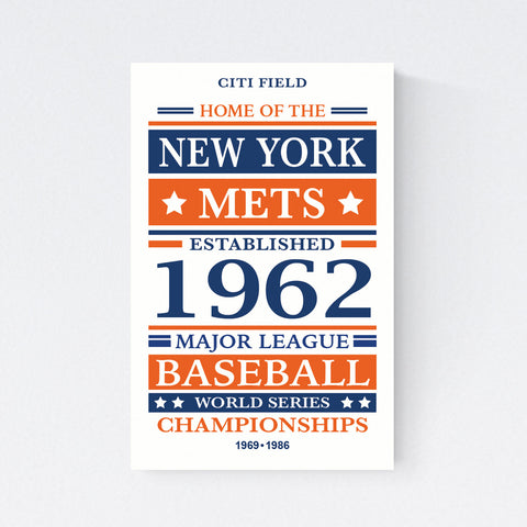 New York Mets Print on Paper