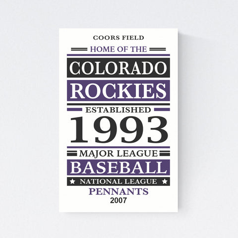 Colorado Rockies Print on Paper