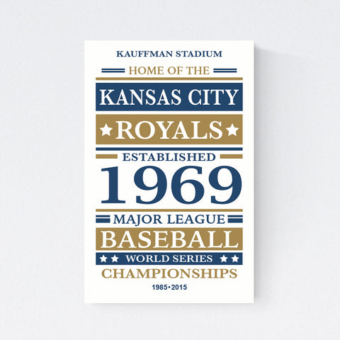 Kansas City Royals Print on Paper