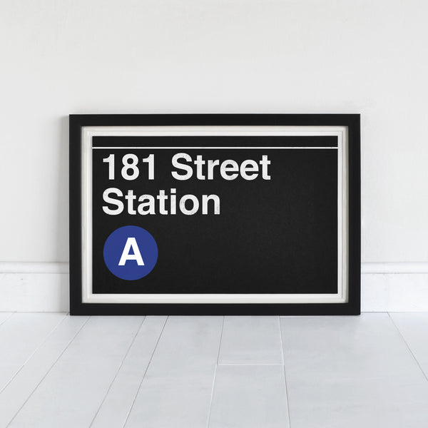 181 Street Station - Print