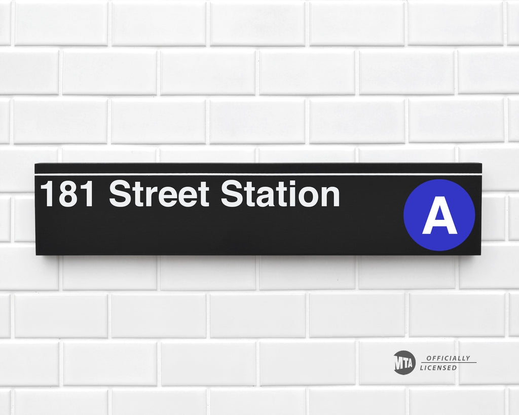 181 Street Station – sideway signs