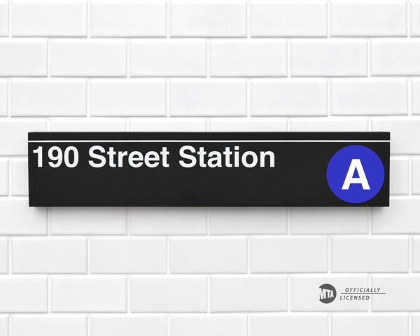 190 Street Station – sideway signs