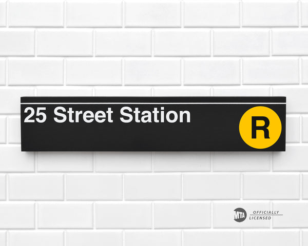 25 Ropemaker Street Sign 25 Street Station – sideway signs