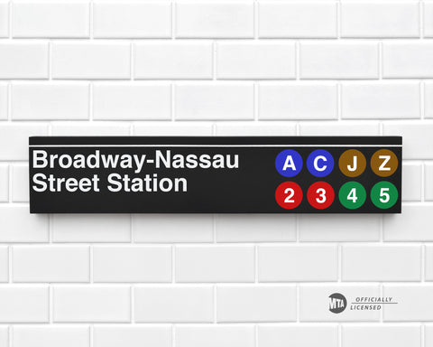 Broadway- Nassau Street Station