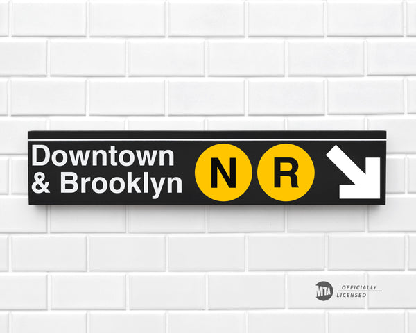 Downtown & Brooklyn N-R Trains
