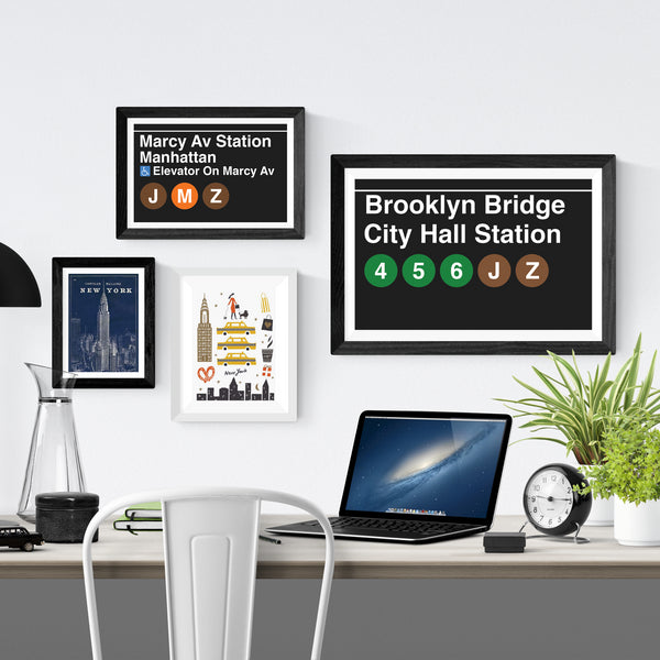 Downtown & Brooklyn B-C - Print