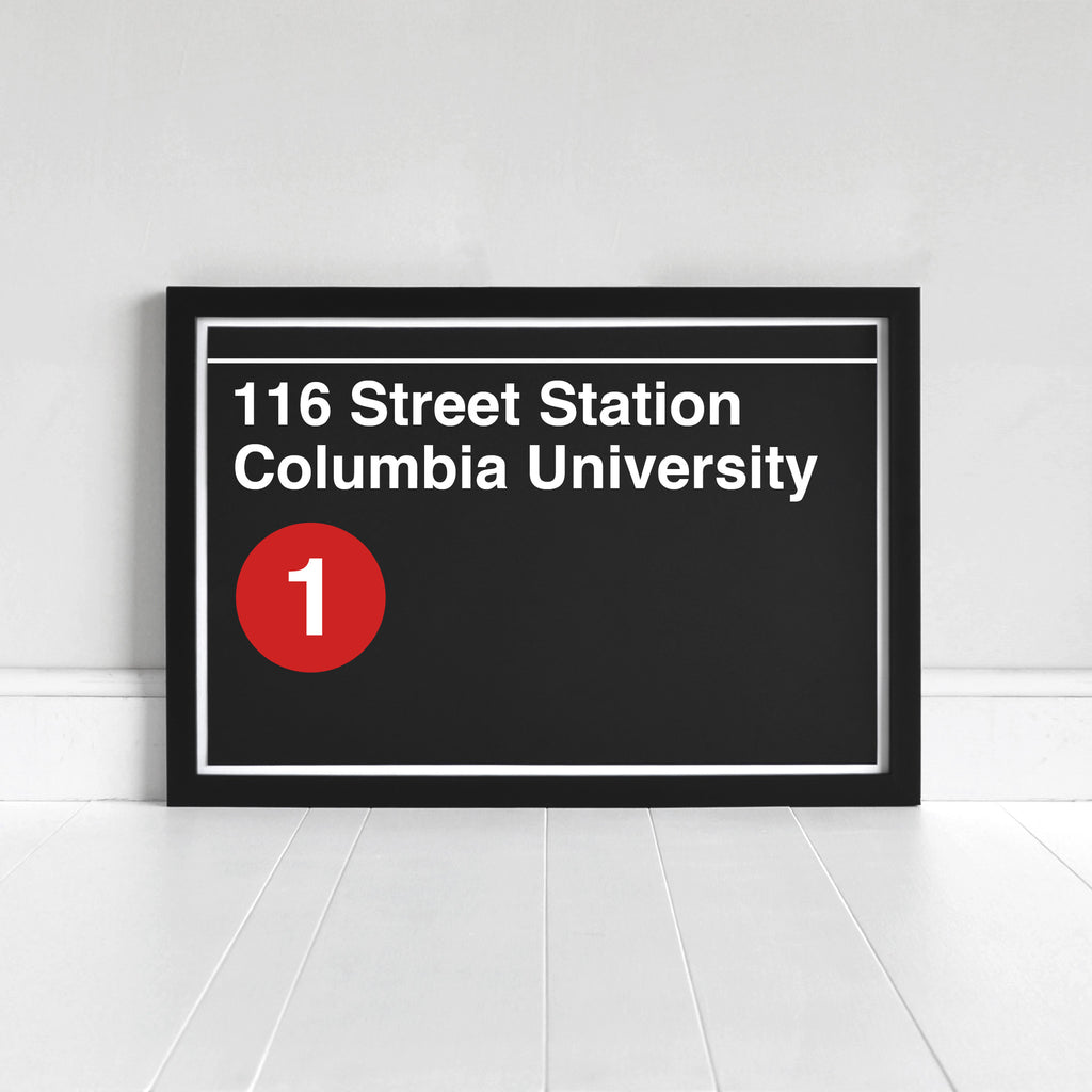 116 Street Station Columbia University - Print