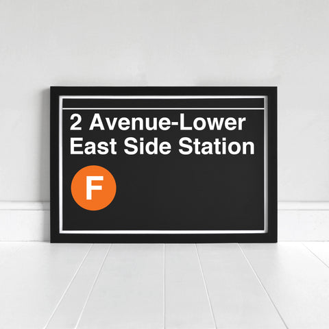 2 Avenue-Lower East Side Station - Print