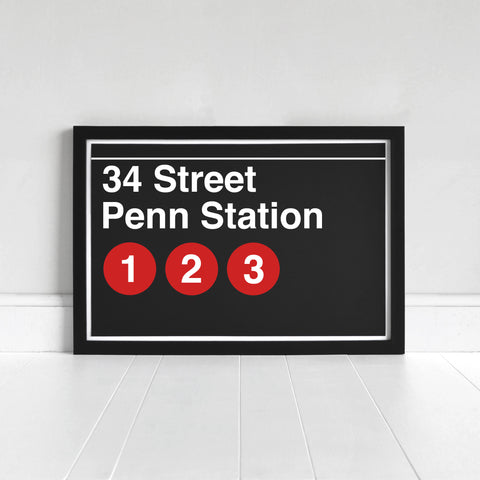 34 Street Penn Station - Print