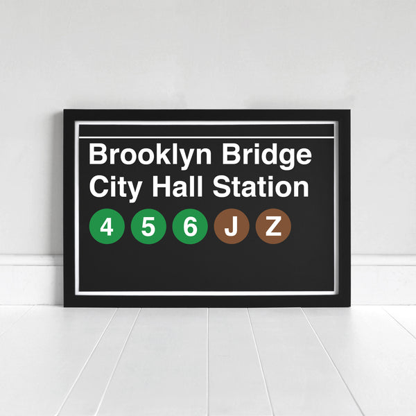 Brooklyn Bridge City Hall Station - Print