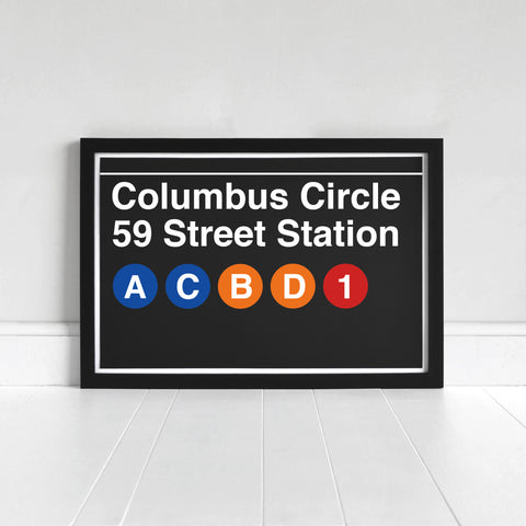 Columbus Circle 59 Street Station - Print