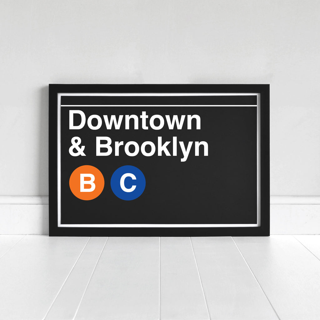 Downtown & Brooklyn B-C - Print