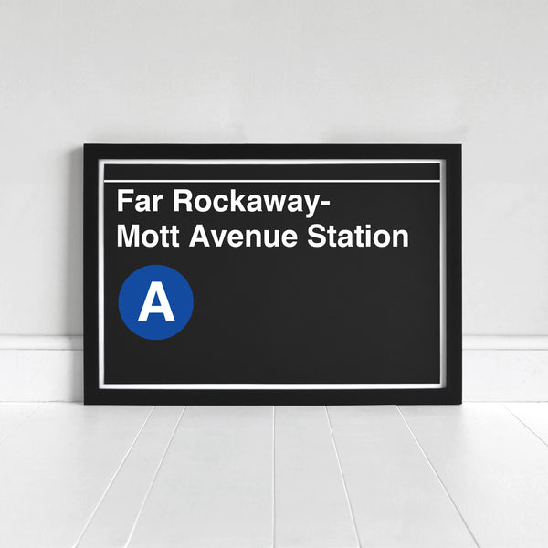 Far Rockaway- Mott Avenue Station - Print