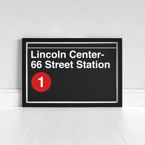 Lincoln Center- 66 Street Station - Print