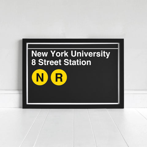 New York University 8 Street Station - Print