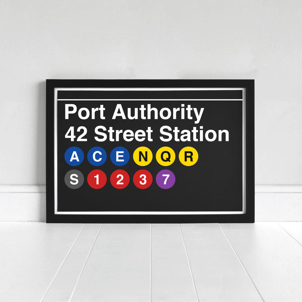Port Authority 42 Street Station - Print