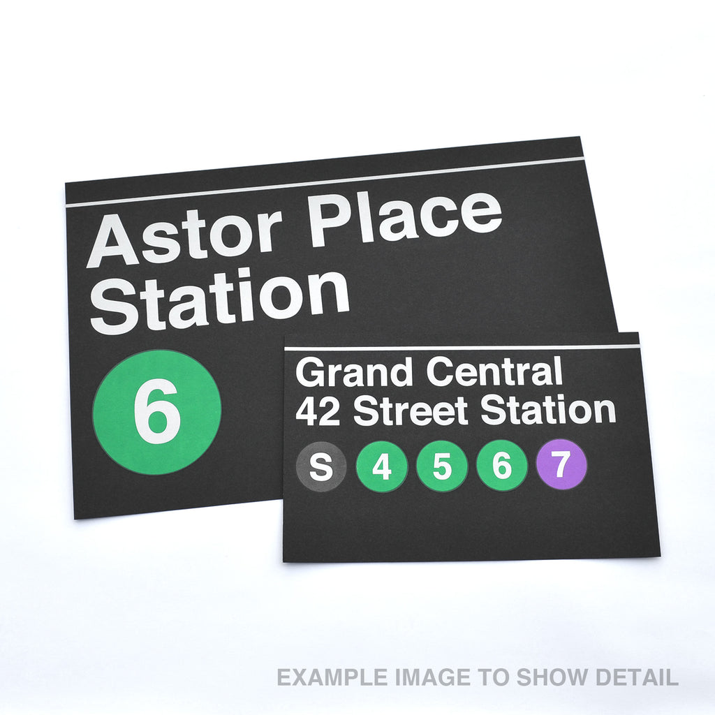 Grand Central- 42 Street Station - Print – sideway signs