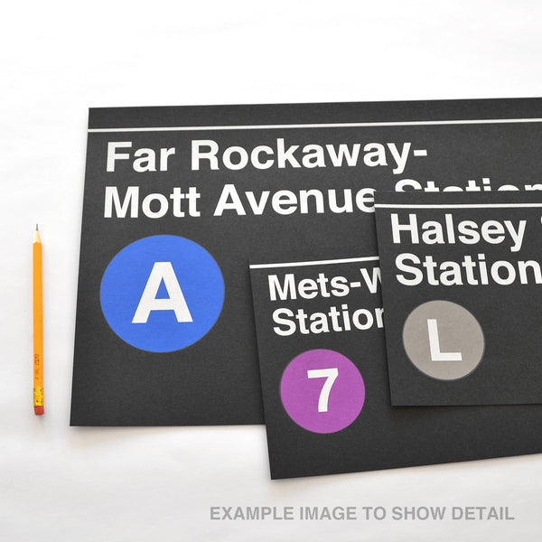 West 4 Street Washington Sq Station - Print