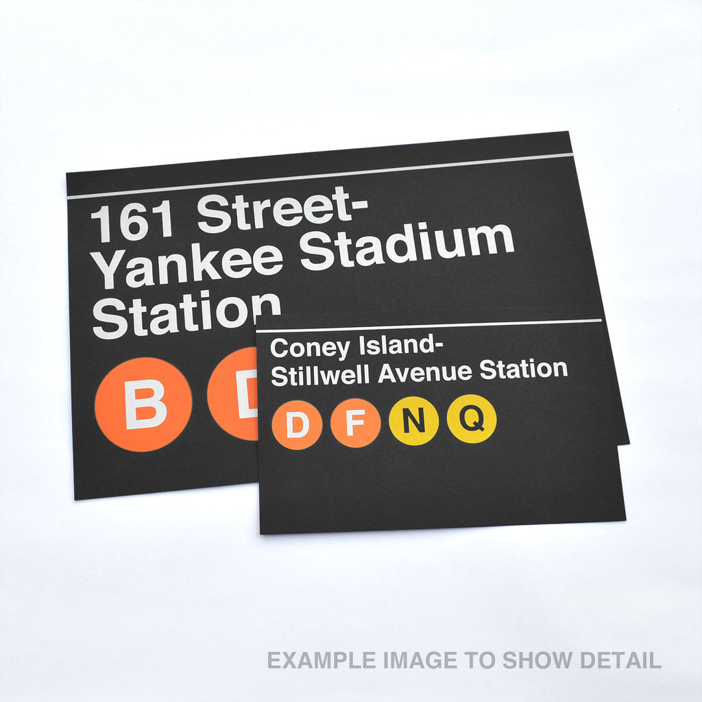 Queensboro Plaza Station - Print – sideway signs