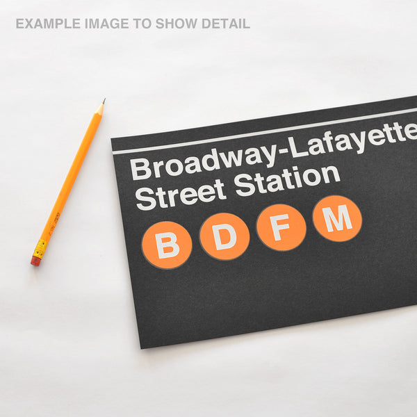 42 Street- Bryant Park Station - Print