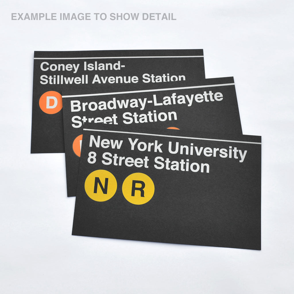 Times Square 42 Street Station - Print – sideway signs Times Square 42 Street Station - Print – sideway signs