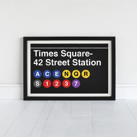 Times Square- 42 Street Station - Art Print