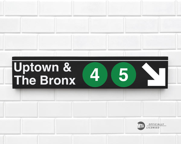 Uptown & The Bronx 4-5 Trains
