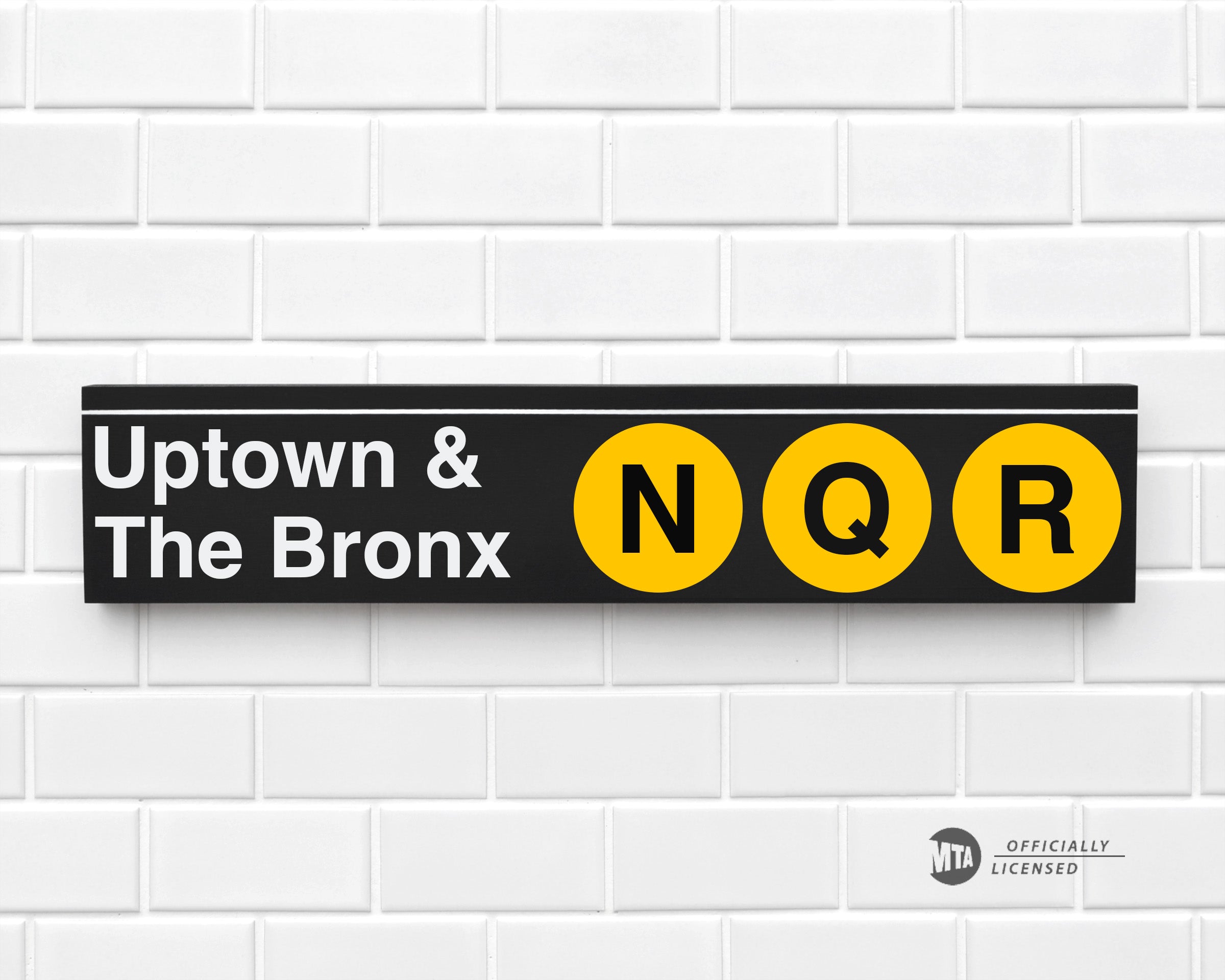 Uptown & The Bronx N Q R – sideway signs