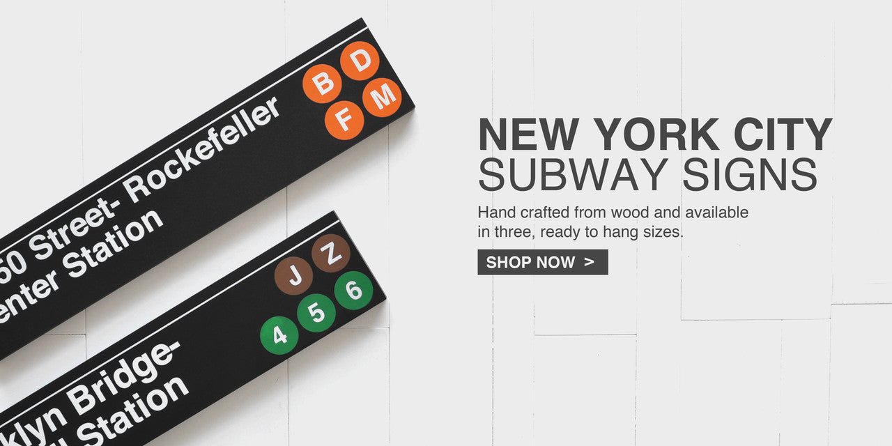 B Train Sign New York Subway Train Signs